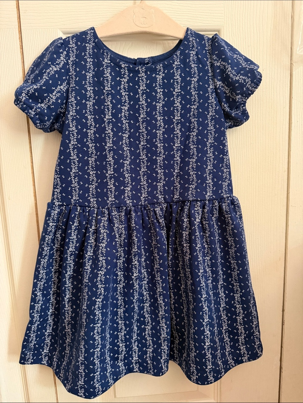 Ralph Lauren Classic Navy Floral Kids' Dress